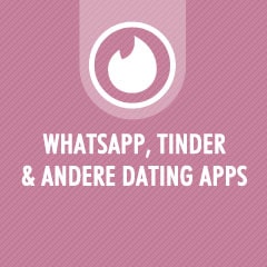 Whatsapp, Tinder en andere dating apps