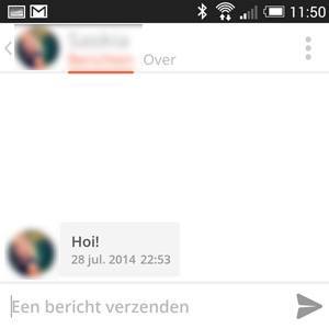 tinder chat starten